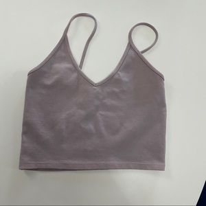 Talula Aritzia Crop Tank Sz XXS in Light Purple